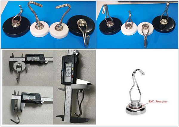 Magnetic Swivel hook magnet with Rotating and Swing Hook